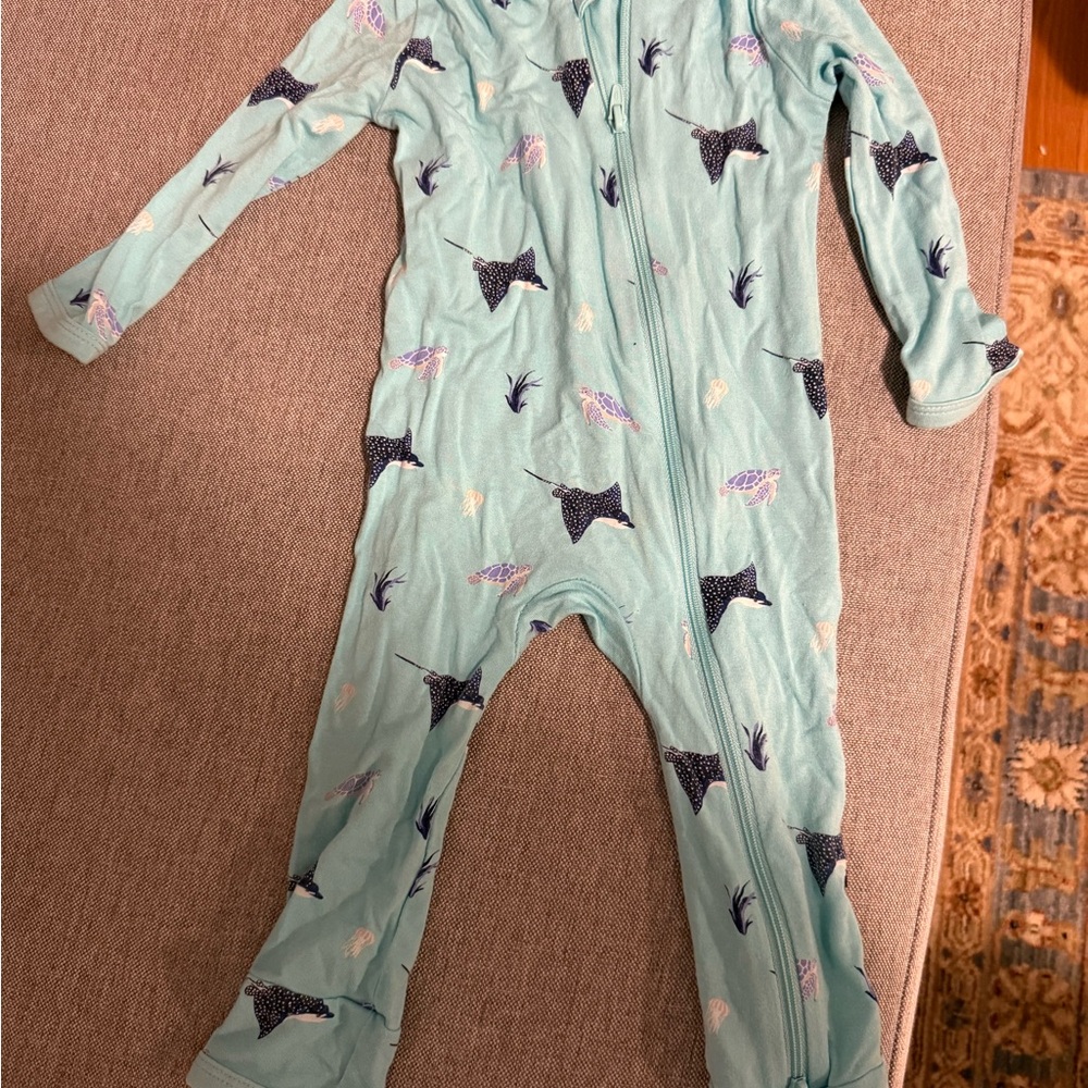Kyte baby | 6-12 mo | Eagle Ray | Zippered Romper